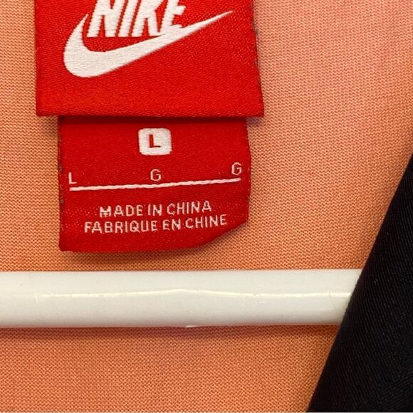 Nike Sportswear Bonded Half Sleeve Mesh sleeve T shirt pleated back pink L - Picture 9 of 12